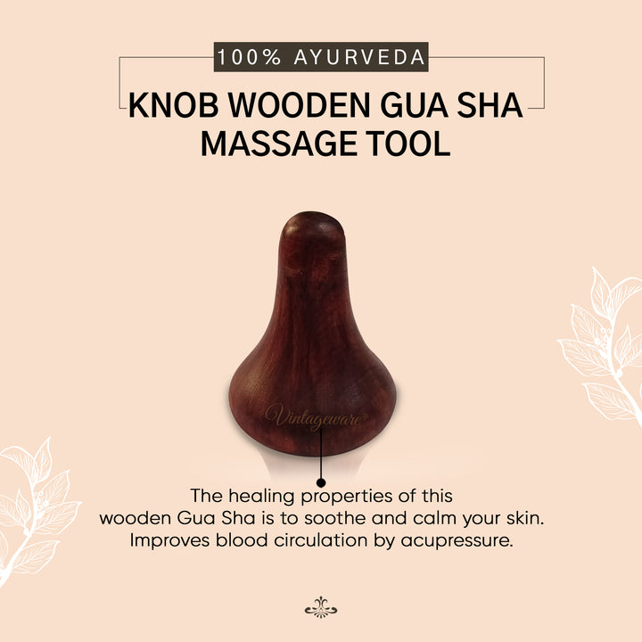 Wooden Acupressure Knob Massage tool - Vintageware