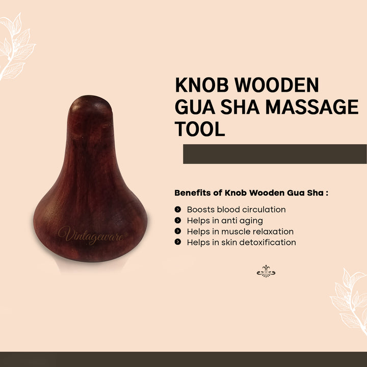 Wooden Acupressure Knob Massage tool - Vintageware