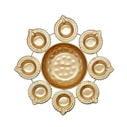 Urli Diya With Multiple Diyas – Perfect For Festive Vibes