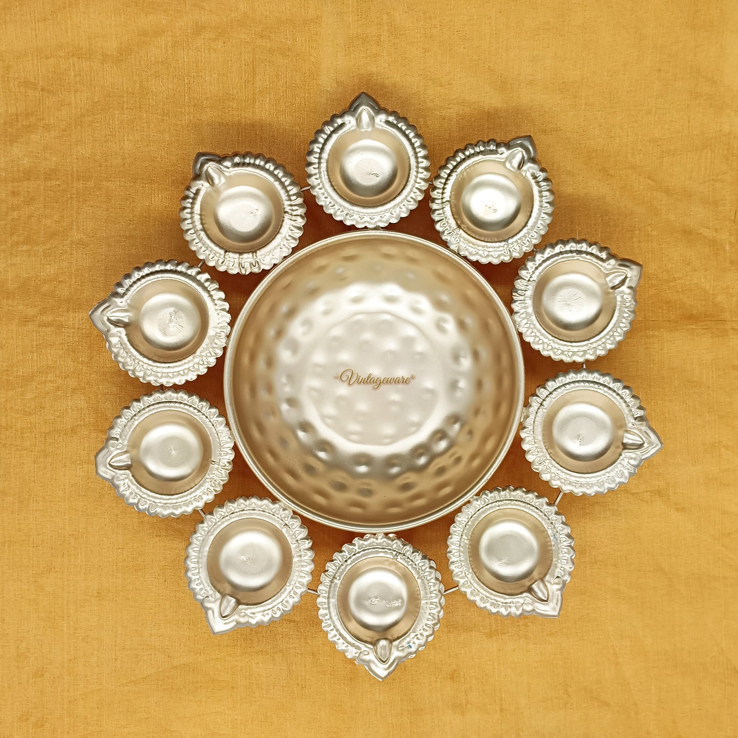 Beautiful Brass Medium Urli Diya For Home and Temple