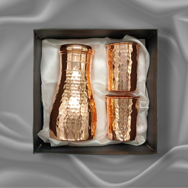 copper bottle gift set