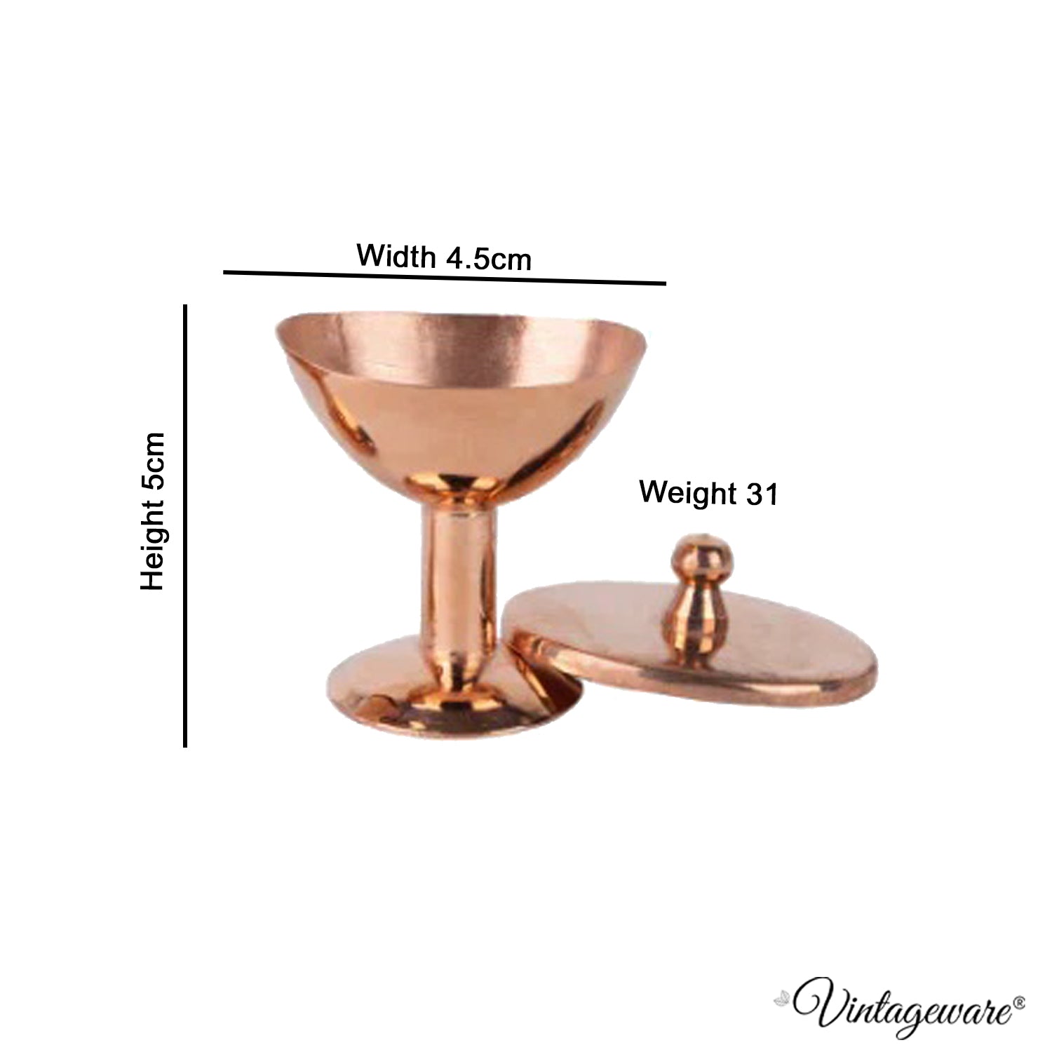 copper eye wash cup