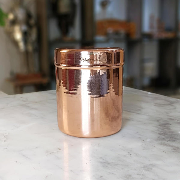 copper jars with lid