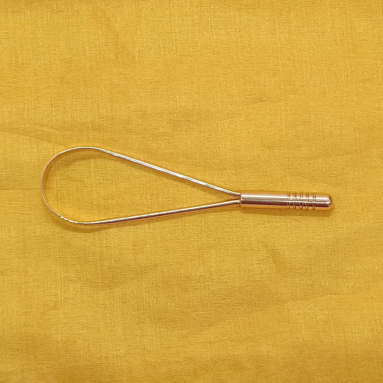 copper tongue scraper for fresh breath