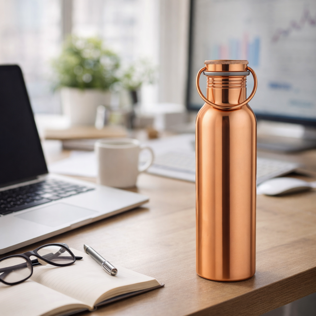 copper water bottle 1 litre