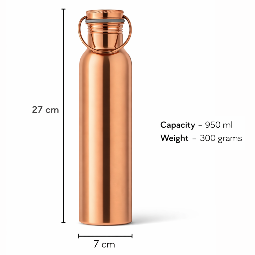 copper water bottle benefits