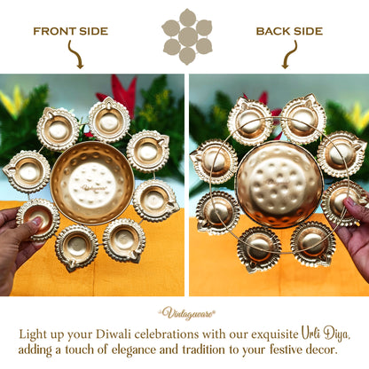 Urli Diya With Multiple Diyas – Perfect For Festive Vibes