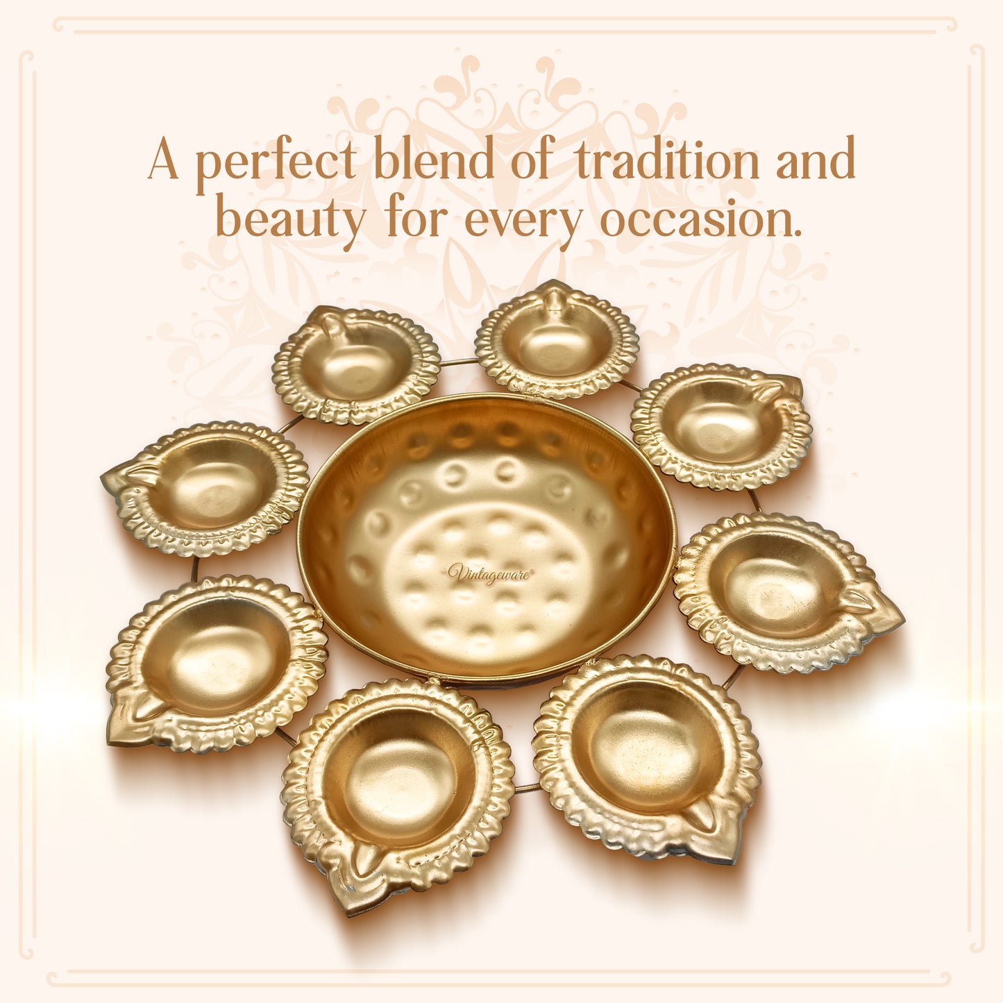 Urli Diya With Multiple Diyas – Perfect For Festive Vibes