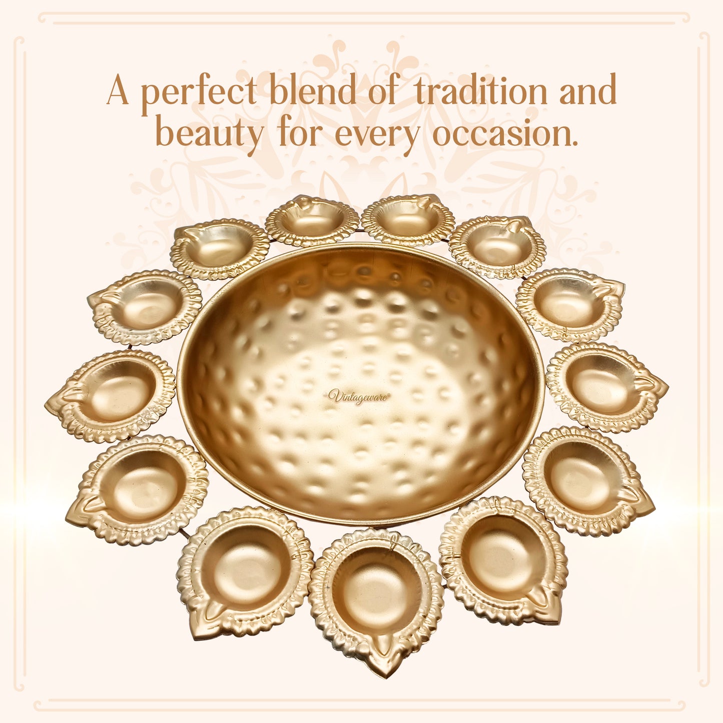 Large Urli Diya For Celebrating Diwali And Other Festivals