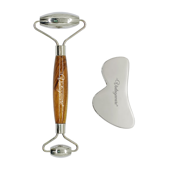 face roller and gua sha set