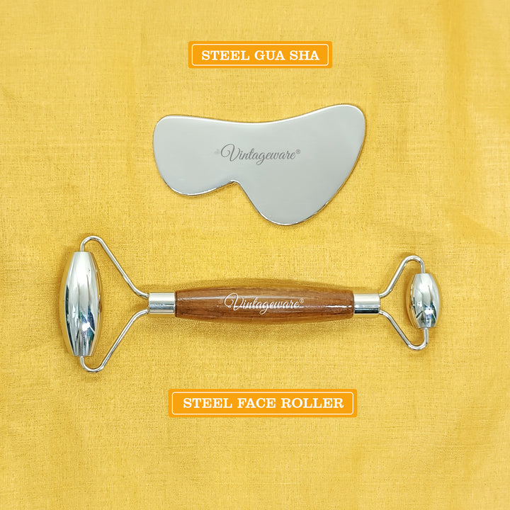 face roller and gua sha set