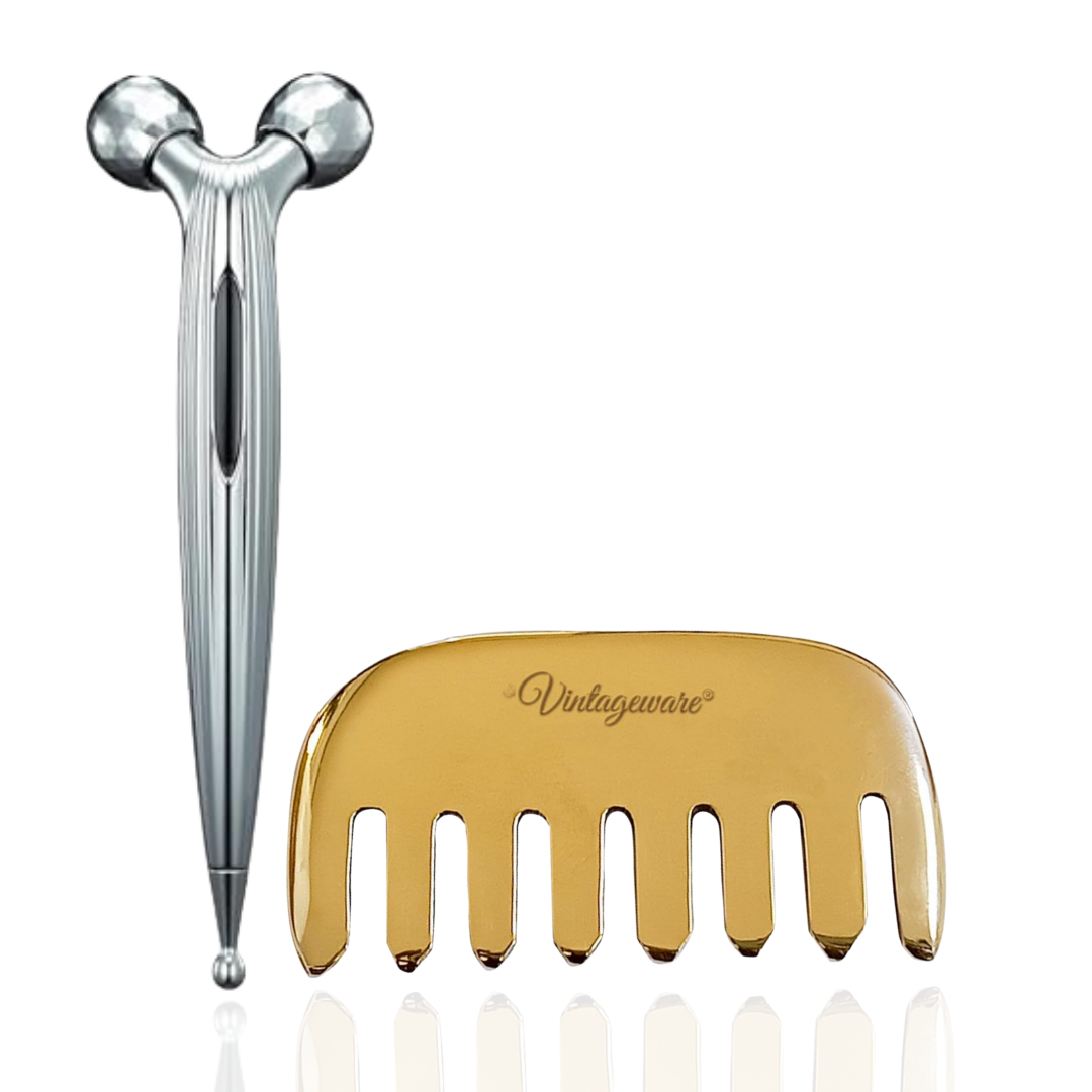 face roller kansa comb set