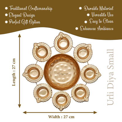 Urli Diya With Multiple Diyas – Perfect For Festive Vibes