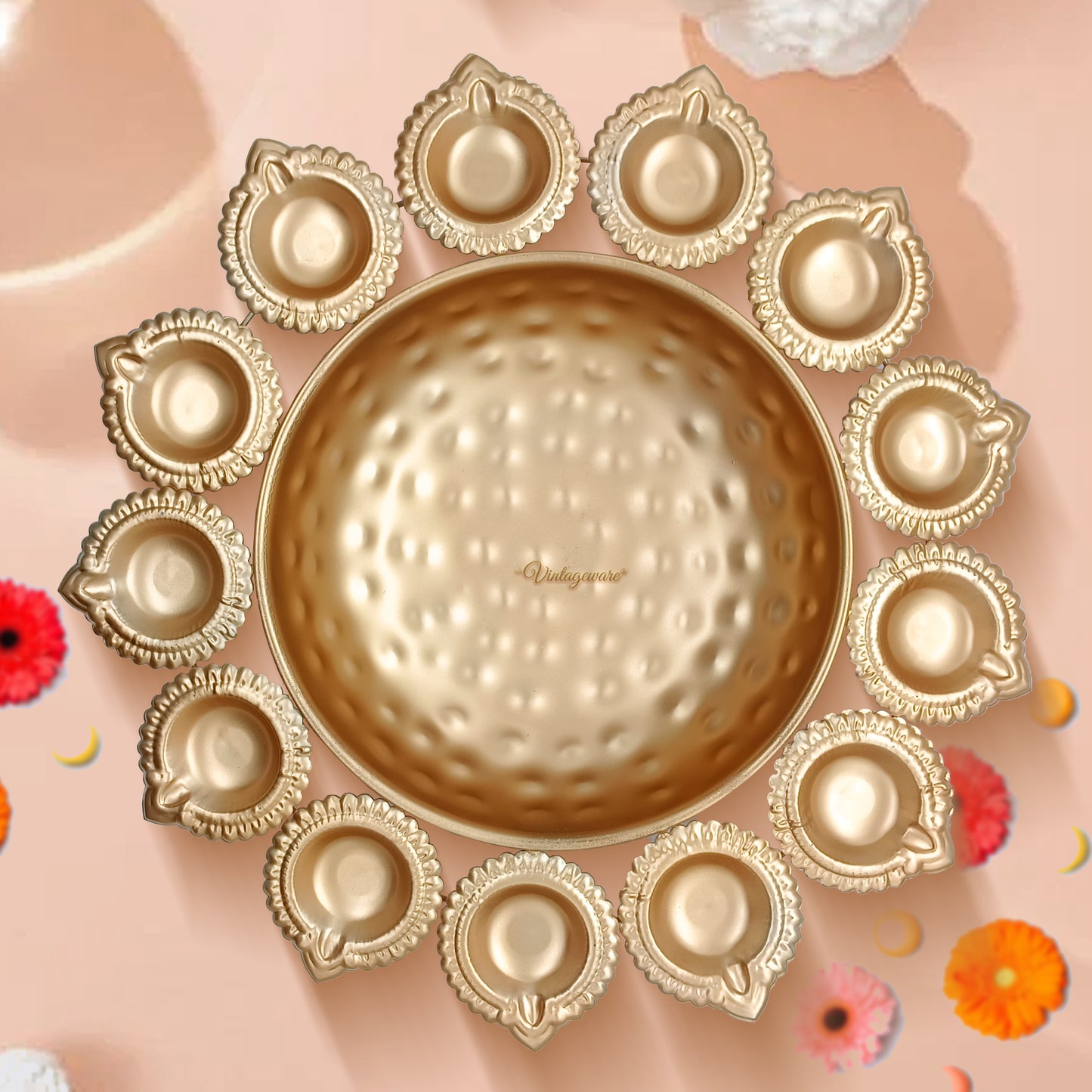 Large Urli Diya For Celebrating Diwali And Other Festivals