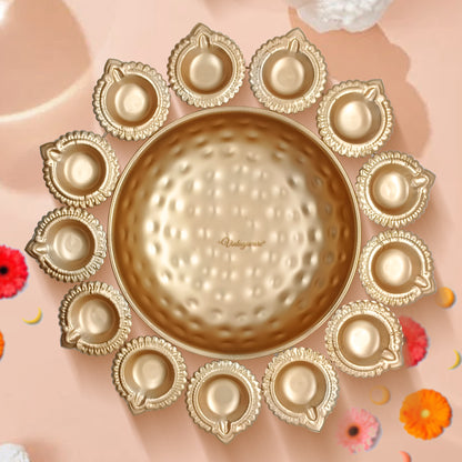 Large Urli Diya For Celebrating Diwali And Other Festivals