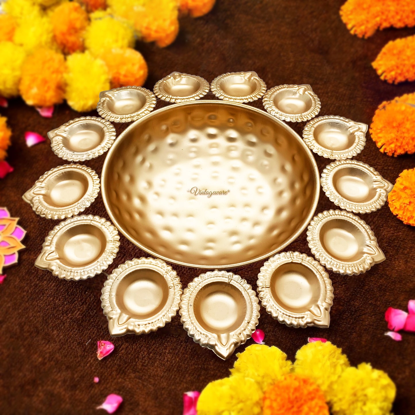 Large Urli Diya For Celebrating Diwali And Other Festivals
