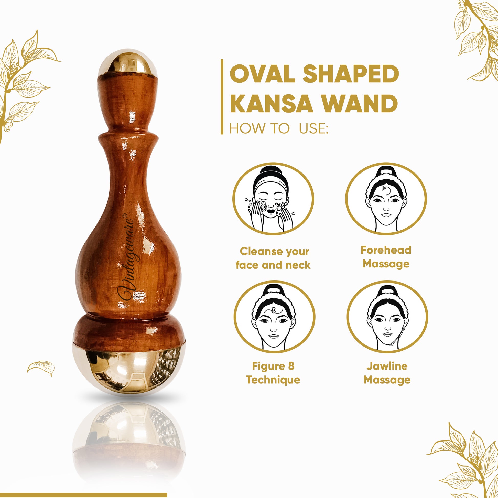 kansa wand oval shape