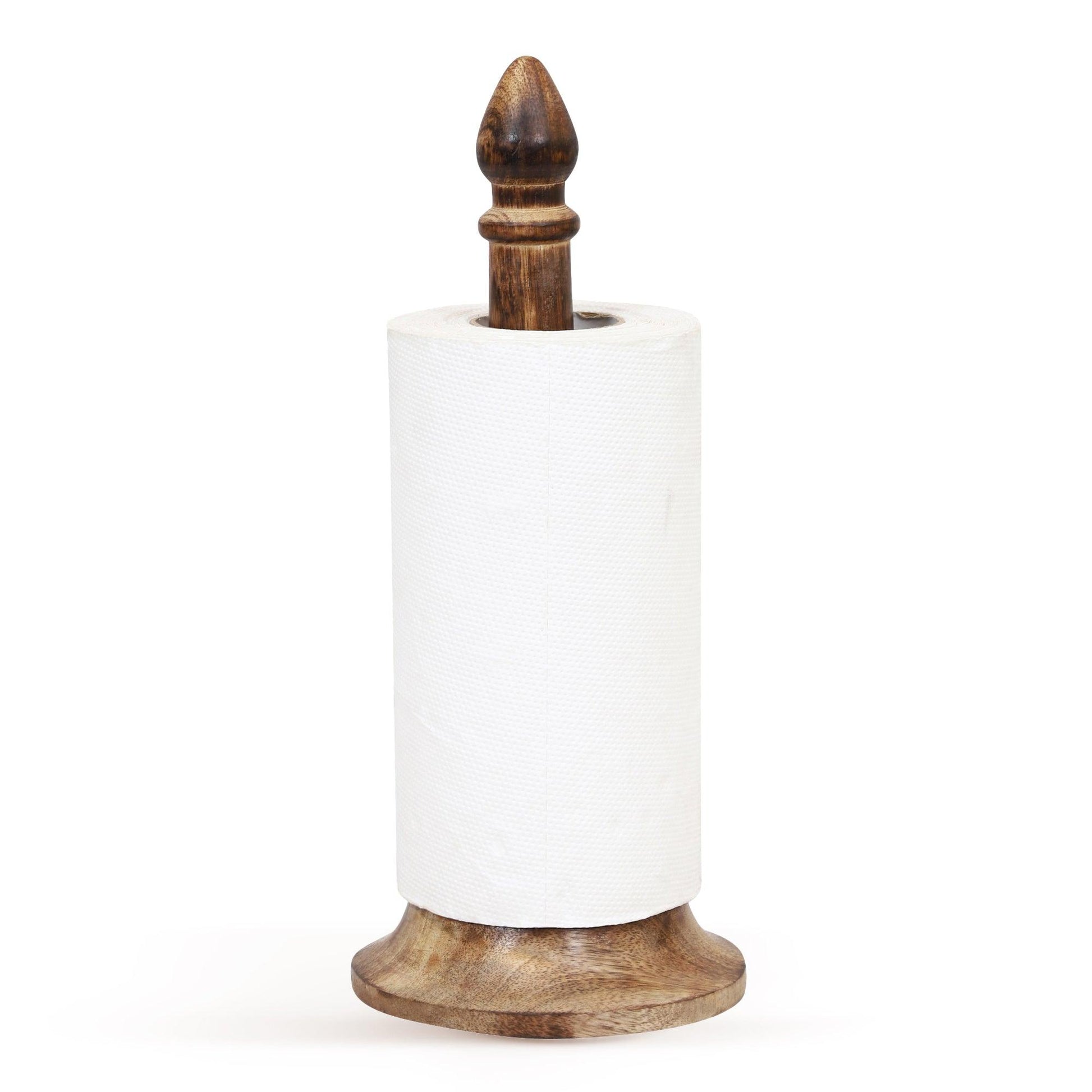 Wooden Tissue Roll Stand (Conical Top) - Vintageware