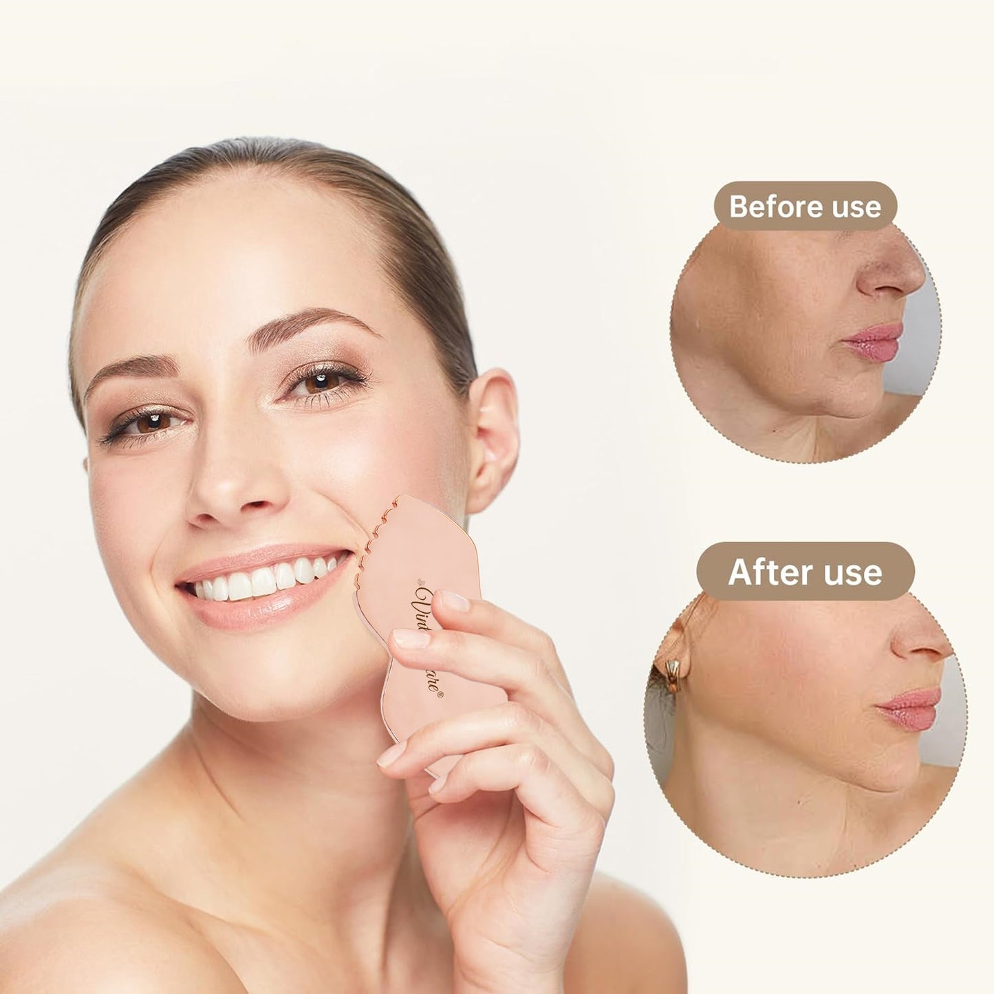 lip shape gua sha