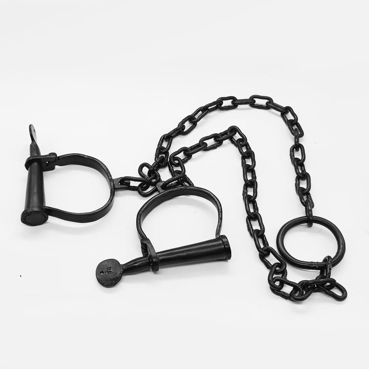 metal leg cuffs with key