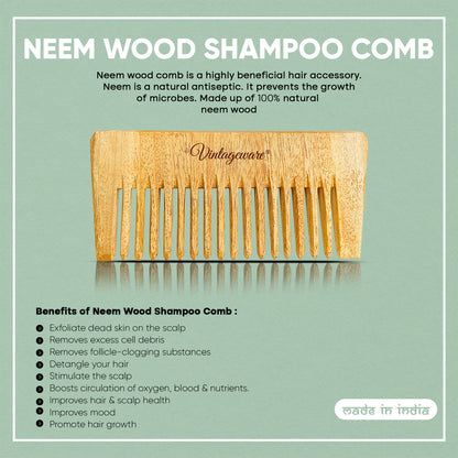 neem wooden comb