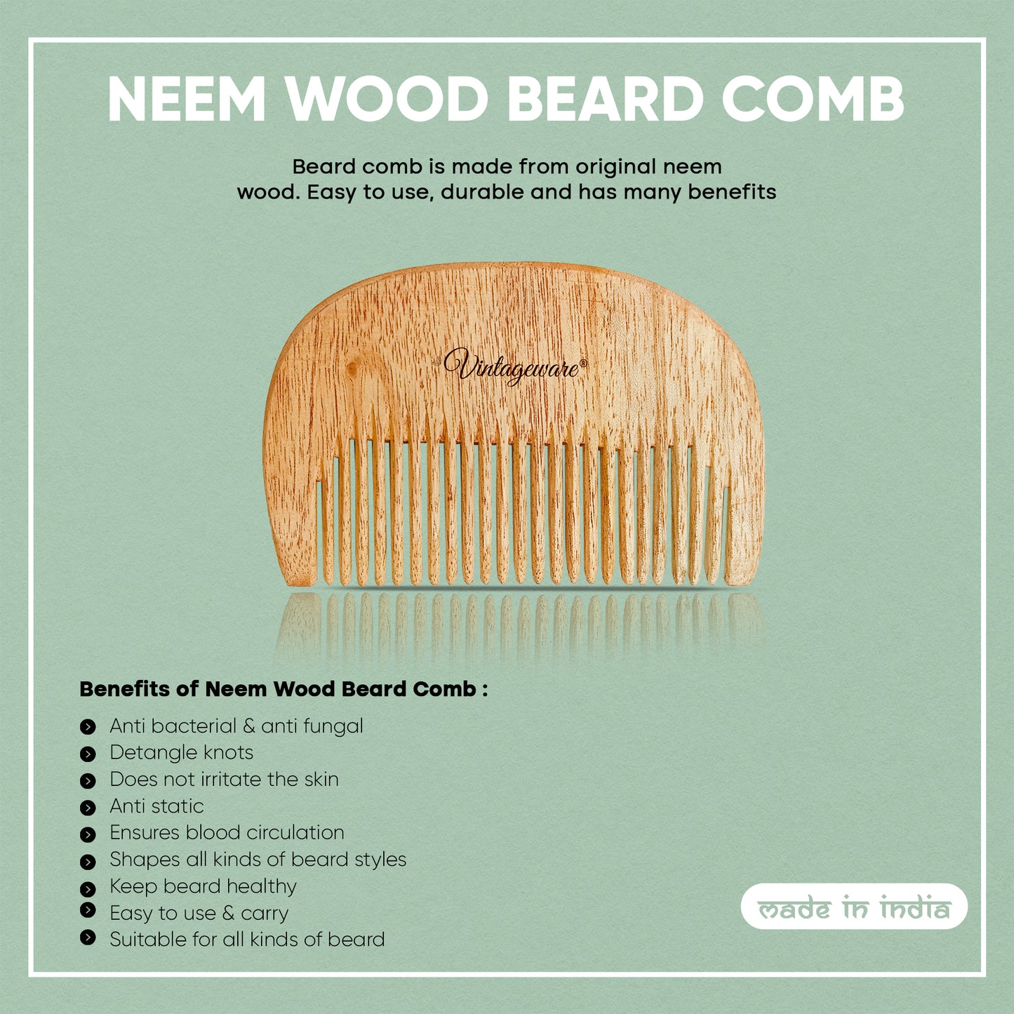 neem wooden comb 