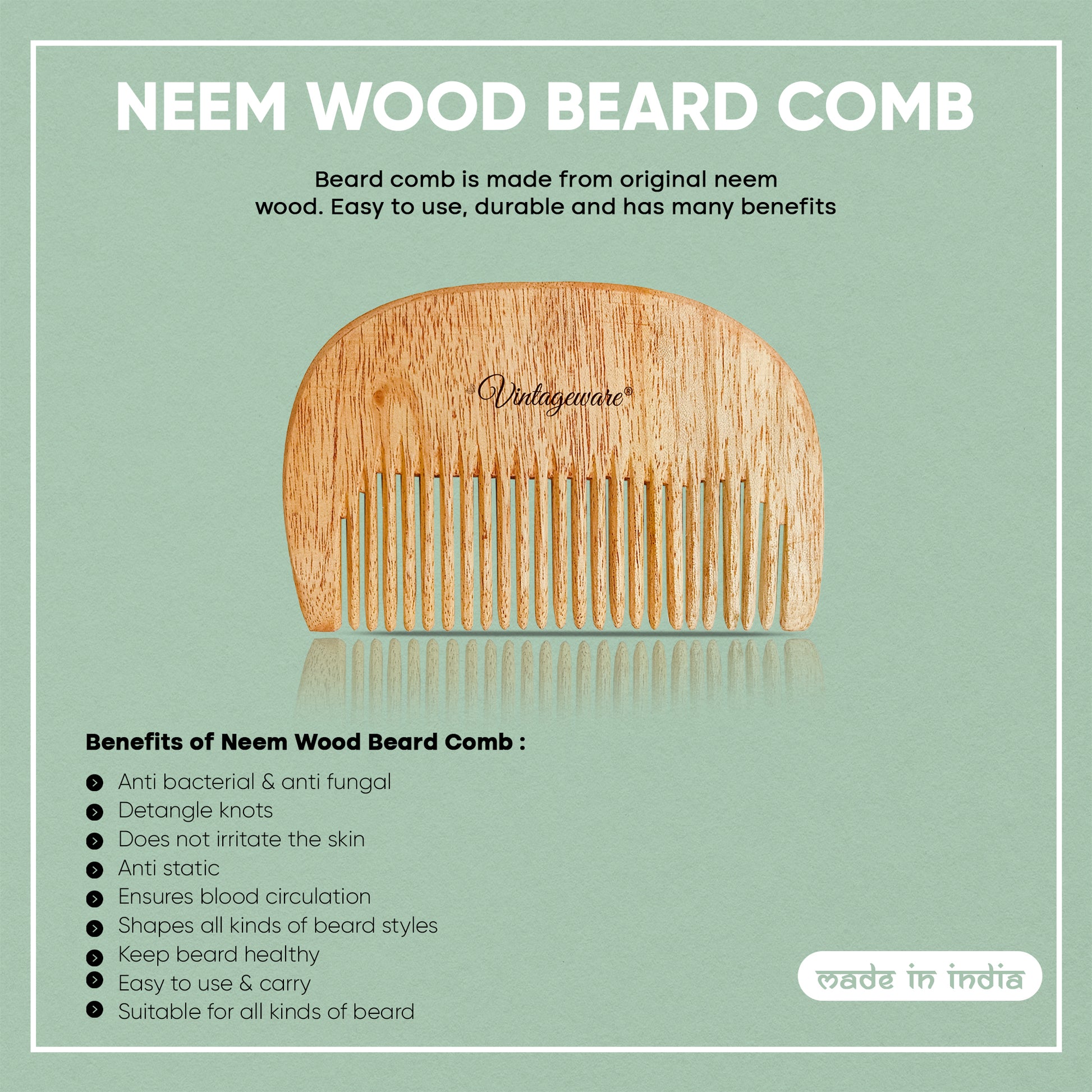 neem wooden comb 