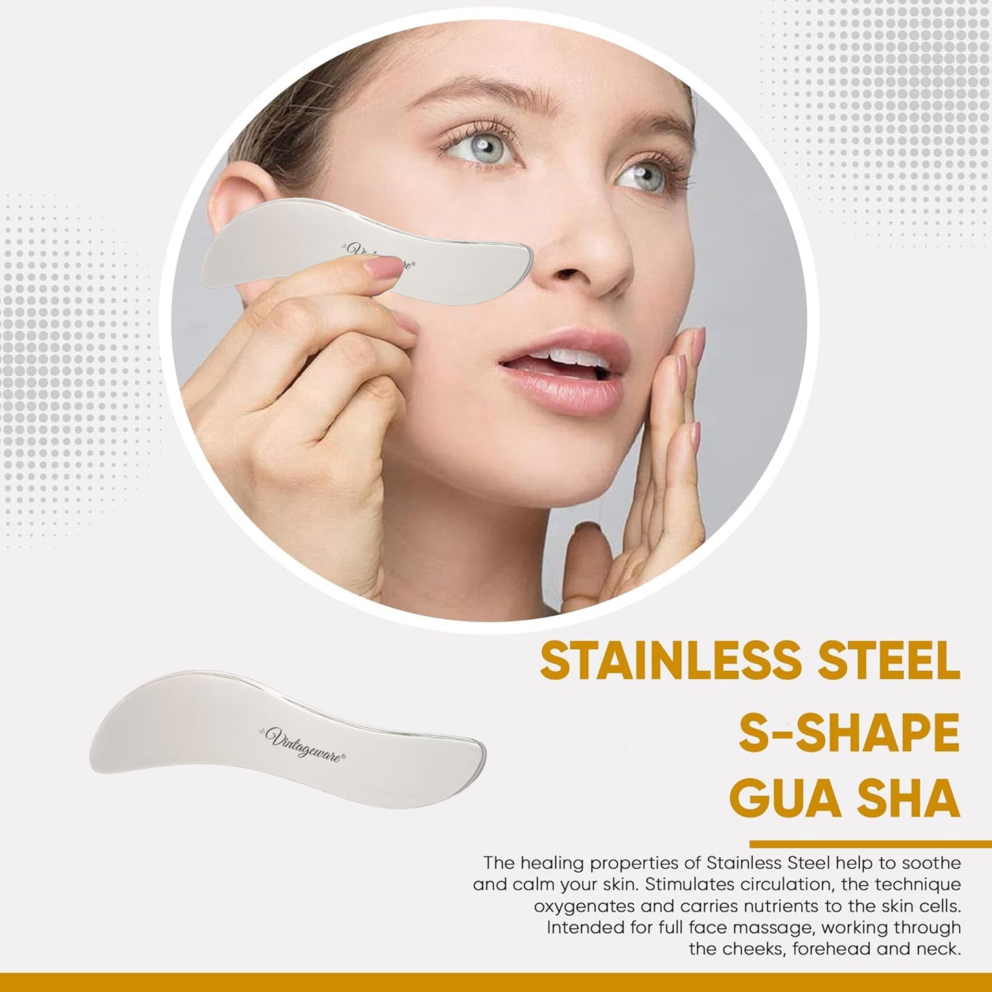 s shape gua sha