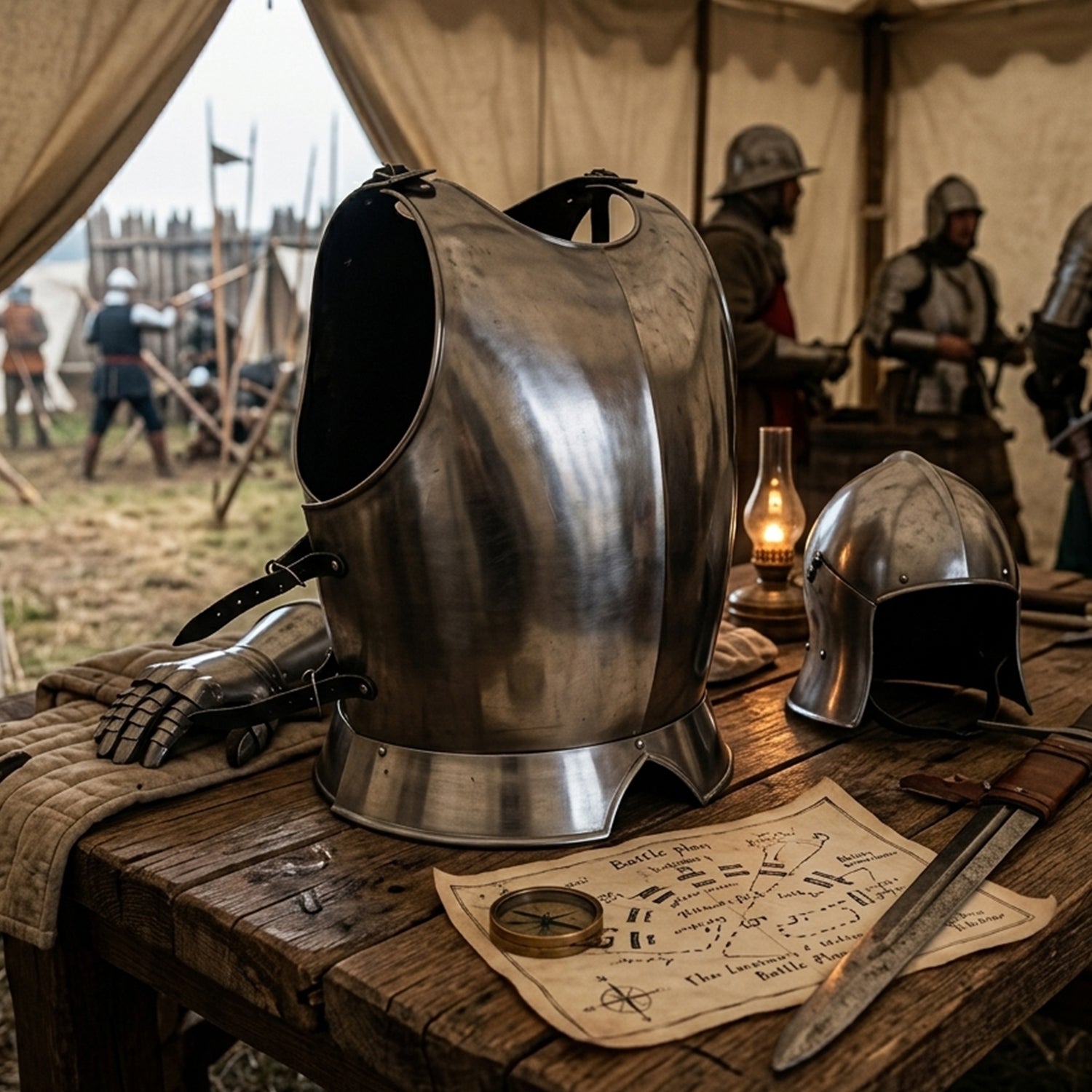 steel armor chest plate