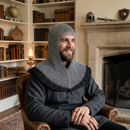 steel chainmail hood