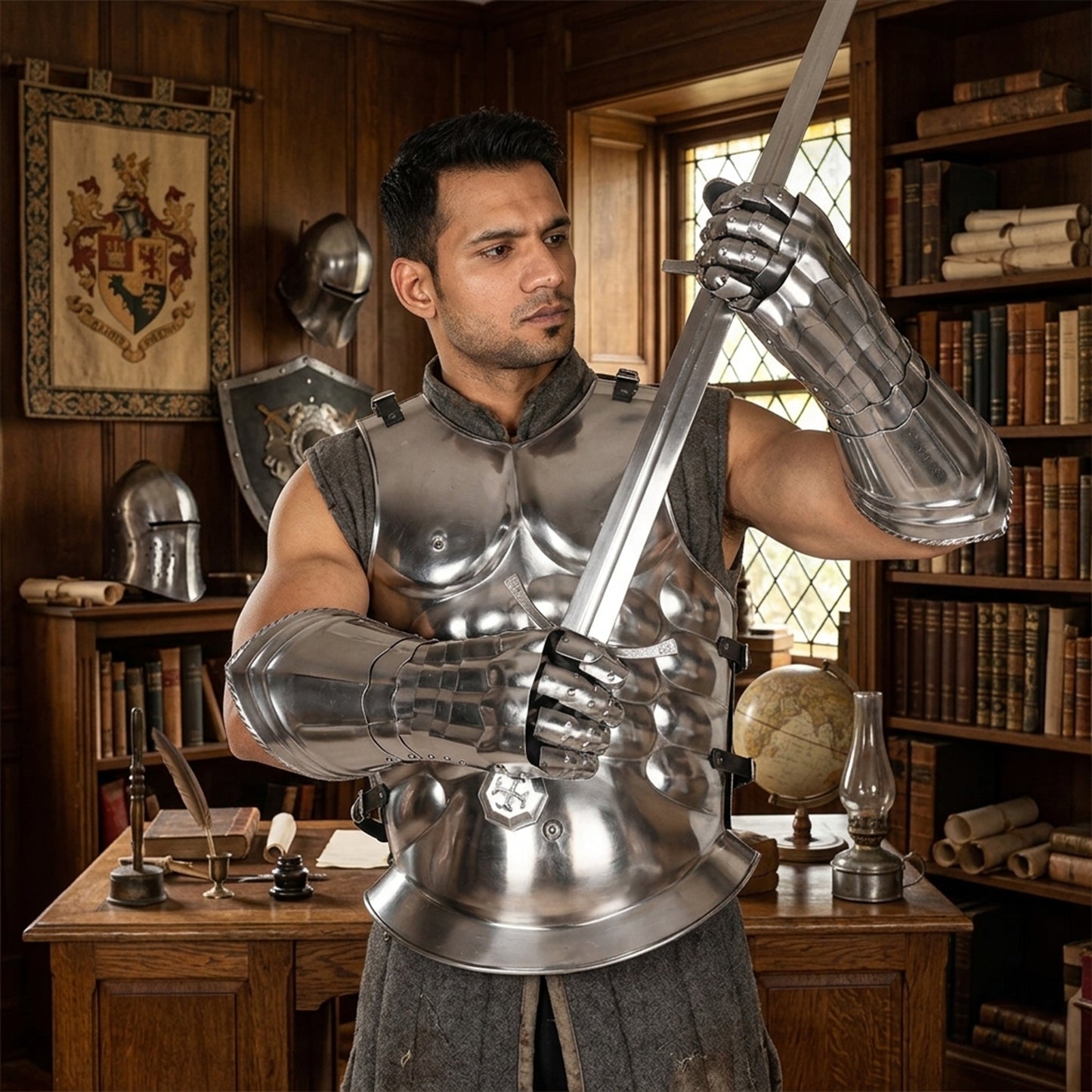 steel chest armor