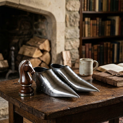 steel foot armor