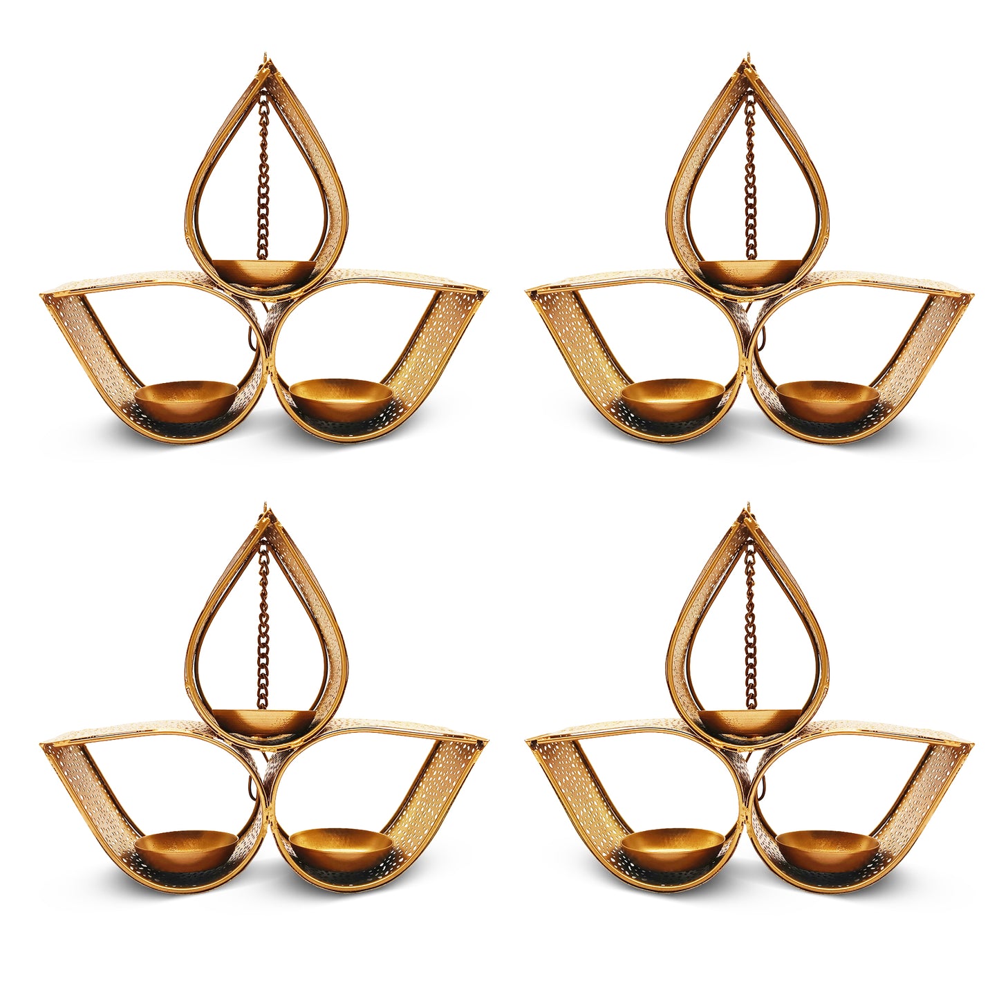 tea light candle holders hanging