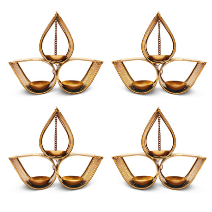 tea light candle holders hanging