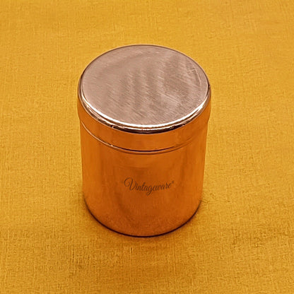 copper jar with lid