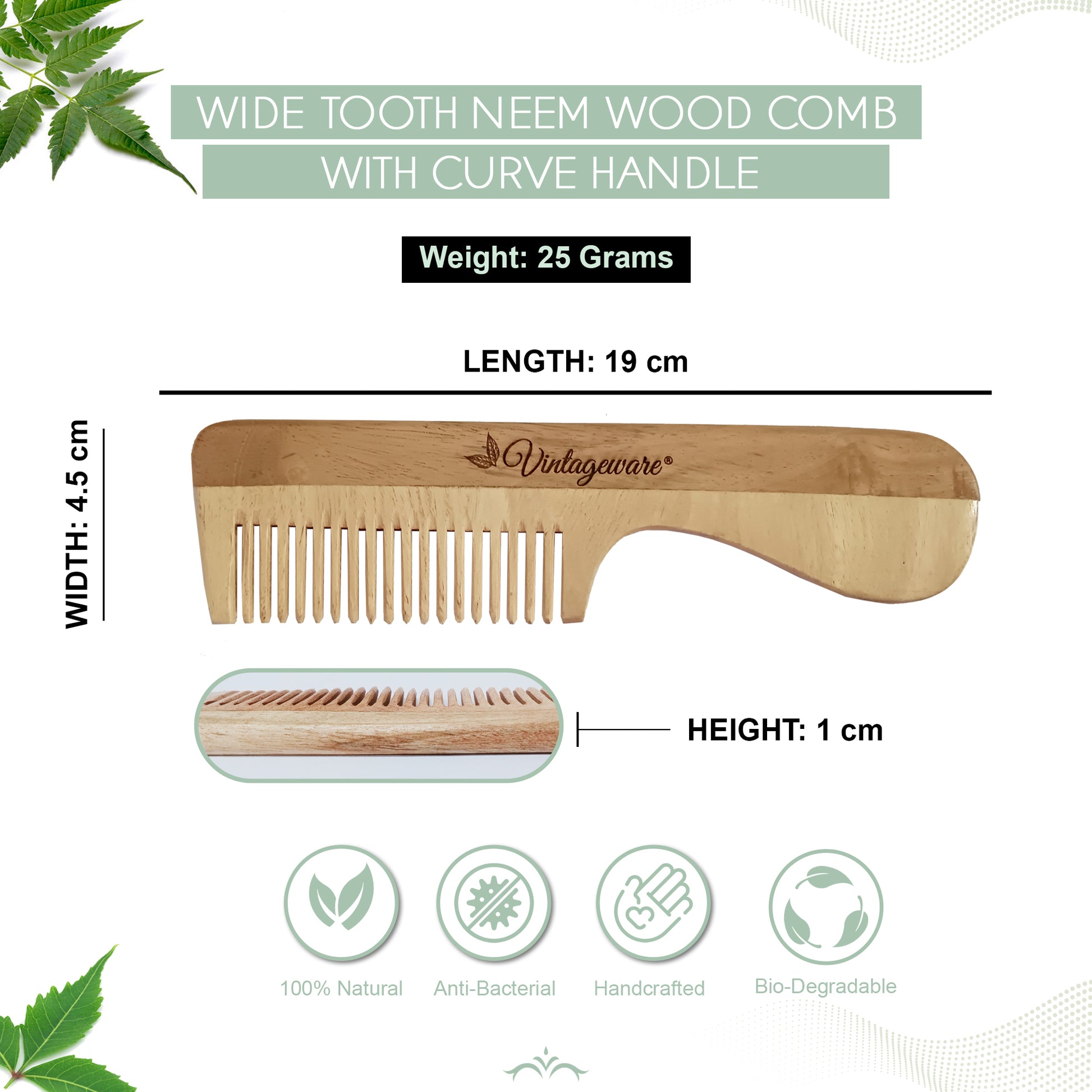 vintageware neem comb 