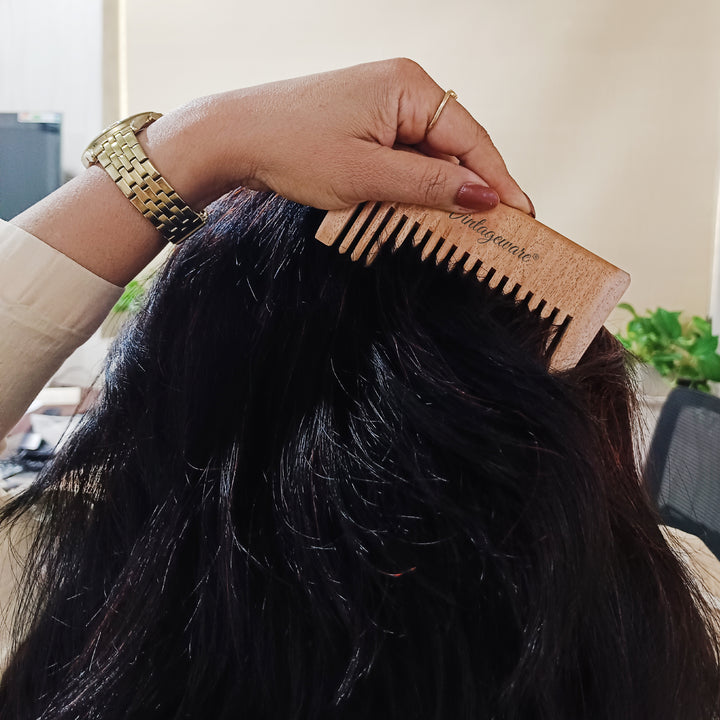 wooden comb